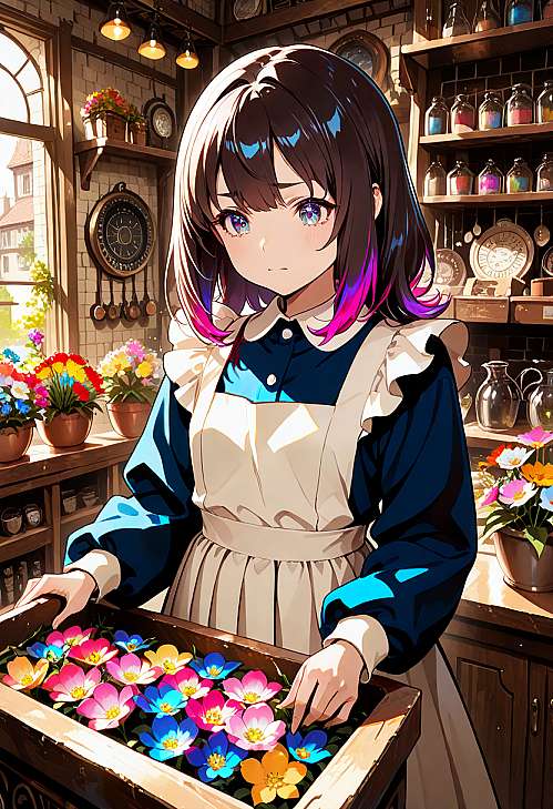 穷困潦倒的勇者少女图片